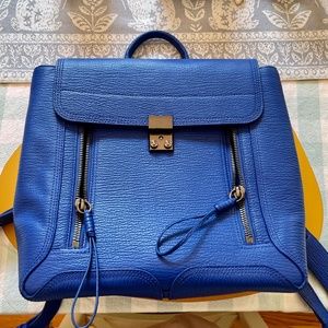 3.1 Phillip Lim Pashli backpack metallic blue